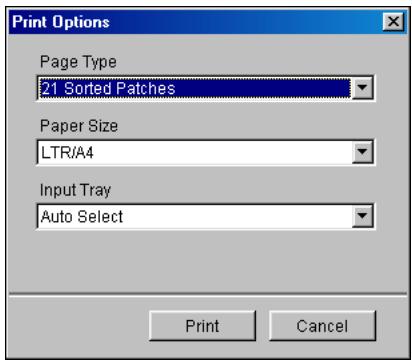 KONICA MINOLTA CN5001PRO - Choose the appropriate options and click Print. - 1