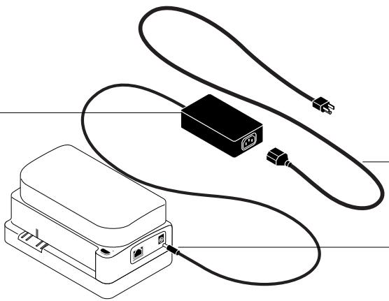 KONICA MINOLTA CN5001PRO - Use the AC adapter to provide power. - 1