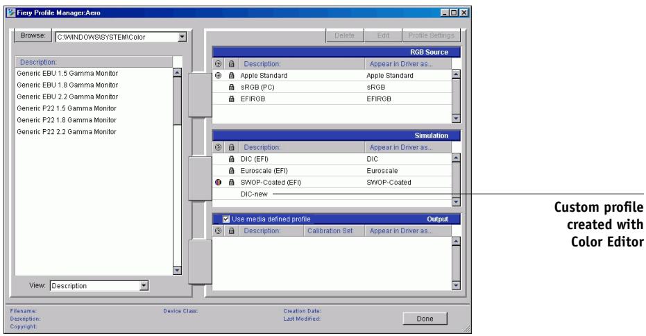 KONICA MINOLTA CN5001PRO - Start ColorWise Pro Tools and click Profile Manager. - 1