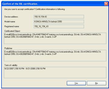 KONICA MINOLTA COPY PROTECTION UTILITY - Specify [Function to import], [Import to], and click [Import]. - 3