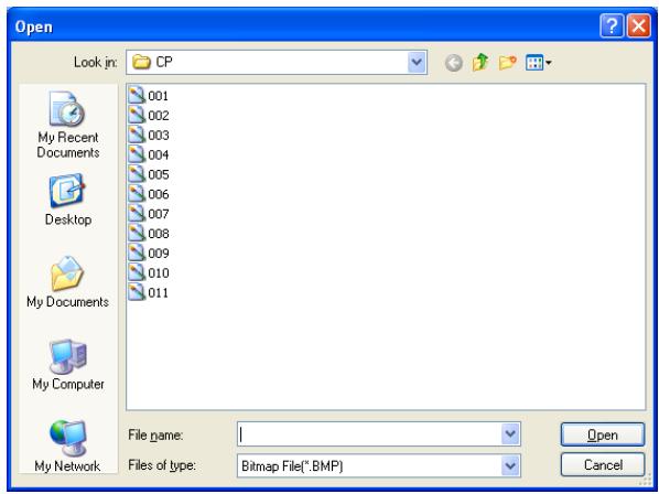 KONICA MINOLTA COPY PROTECTION UTILITY - Specifying by using the Open dialog box - 1