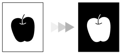 KONICA MINOLTA DI3010 - Reversing White- and Black-Colored Areas of Copies - 1