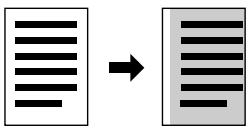Diagram showing a document transforming into a text block, with arrows indicating transformation.