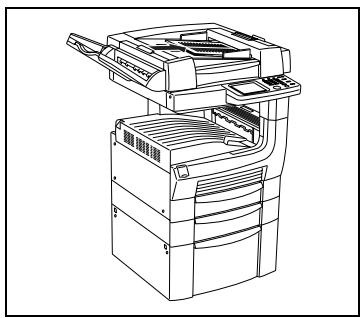 KONICA MINOLTA DI350F - Placement des documents - 1