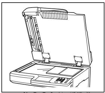 KONICA MINOLTA DI350F - Utilisation du scanner à plat - 1