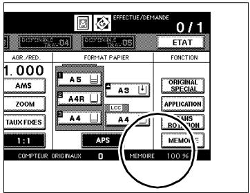 EFFECTUE/DEMANDE 0 / 1 DISPÔNÉS V4.04 DISPÔNÉS V4.05 ETAT AGR./RED. FORMAT PAPIER FONCTION 1.000 AMS A5 A3 ORIGINAL SPECIAL ZOOM A4R LCO3 APPLICATION TAUX FIXES A4 TONS ROTTON MEMON 1:1 APS COMPTEUR ORIGINAUX 0 HEMÔRE 100 %
