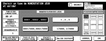 Choisir un type de NUMEROTATION JEIX et valider SIGNET 1 No DE Application LE MÉTREMENT TABLE DU CARACTERIE 20 pt PAGES IMPRIMES TELES LES PAGES DEMARAGE R. 0001, 0002, 0005 1, 2, 3 0001/1000, 0002/1000 1/1000, 2/1000 POSITION IMPRESSION RATE RÉDISE GARANT PARS PARS PARS PARS PARS PARS PARS PARS PARS PARS PARS PARS PARS PARS PARS PARS PARS PARS PARS PARS PARS PARS PARS PARS PARS PARS PARS PARS PARS PARS PARS PARS PARS PARS