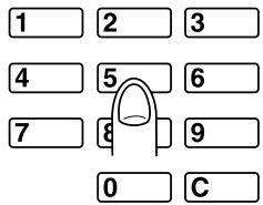 1 2 3 4 5 6 7 8 9 0 C