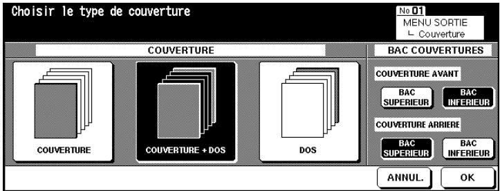 Choisir le type de couverture No 01 MENU SORTIE Couverture COUVERTURE BAC COUVERTURES COUVERTURE AVANT BAC SUPERIEUR BAC INFERIEUR COUVERTURE ARRIERE BAC SUPERIEUR BAC INFERIEUR ANNUL. OK