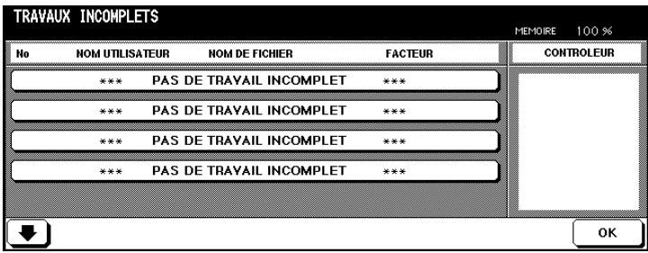 TRAVAUX INCOMPLETS MEMDIRE 100 % No NOM UTILISATEUR NOM DE FICHIER FACTEUR CONTROLEUR *** PAS DE TRAYAIL INCOMPLET *** *** PAS DE TRAYAIL INCOMPLET *** *** PAS DE TRAYAIL INCOMPLET *** *** PAS DE TRAYAIL INCOMPLET *** OK
