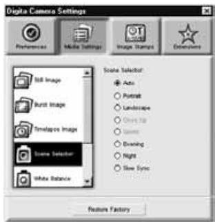 KONICA MINOLTA DIMAGE EX SOFTWARE - Set the Timelapse Image Settings. - 1