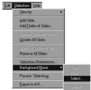 KONICA MINOLTA DIMAGE EX SOFTWARE - Adding Background Music - 1