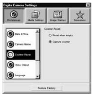 KONICA MINOLTA DIMAGE EX SOFTWARE - Preferences - 3