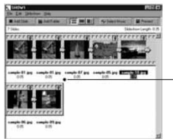 KONICA MINOLTA DIMAGE EX SOFTWARE - Changing the Display order - 1