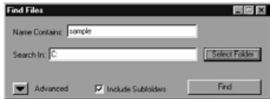 KONICA MINOLTA DIMAGE EX SOFTWARE - Enter the name of the desired file or directory in the file search window. - 1