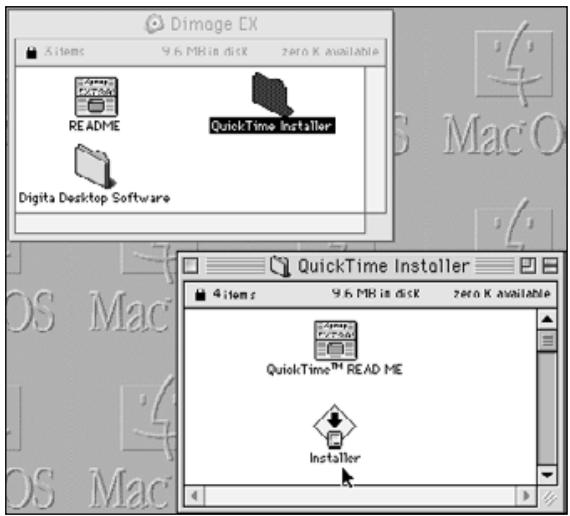 KONICA MINOLTA DIMAGE EX SOFTWARE - Installation of QuickTime 3.0 - 1