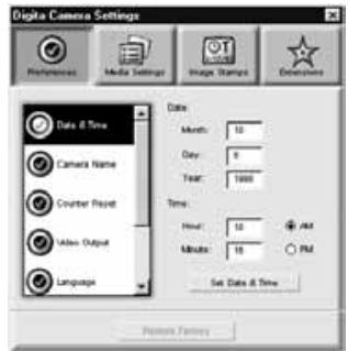 KONICA MINOLTA DIMAGE EX SOFTWARE - Preferences - 1