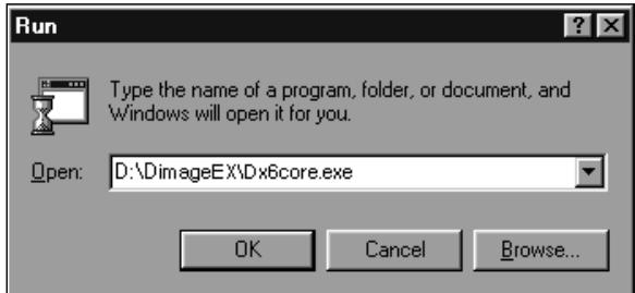 KONICA MINOLTA DIMAGE EX SOFTWARE - DirectX Installation - Windows 98/Windows 95 - 1