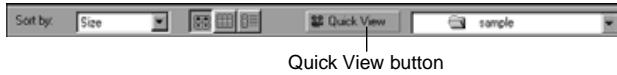KONICA MINOLTA DIMAGE EX SOFTWARE - Select Quick View from the View menu to start Quick View. - 2