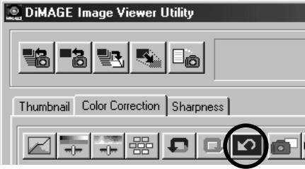 KONICA MINOLTA DIMAGE IMAGE VIEWER UTILITY 1.0 FOR DIMAGE 7&5 - To Undo All Color Corrections: - 1