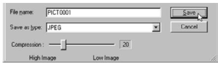 KONICA MINOLTA DIMAGE IMAGE VIEWER UTILITY 1.0 FOR DIMAGE 7&5 - Click the "Save an Image" button in the main window. - 2