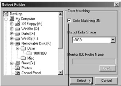 KONICA MINOLTA DIMAGE IMAGE VIEWER UTILITY 1.0 FOR DIMAGE 7&5 - To Display Thumbsails of All Images in the Folder: - 3