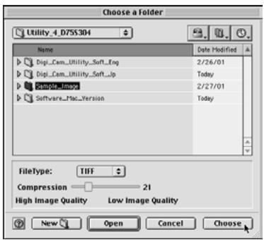 KONICA MINOLTA DIMAGE IMAGE VIEWER UTILITY 1.0 FOR DIMAGE 7&5 - Click the "Save an Image" button in the main window. - 2