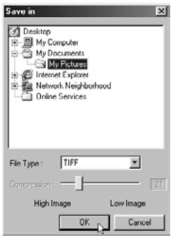 KONICA MINOLTA DIMAGE IMAGE VIEWER UTILITY 1.0 FOR DIMAGE 7&5 - Click the "Save an Image" button in the main window. - 1