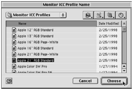 KONICA MINOLTA DIMAGE IMAGE VIEWER UTILITY 1.0 FOR DIMAGE 7&5 - Select the "Use ICC profile" option from the "Output Color Space" pop-up menu. - 1
