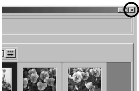 KONICA MINOLTA DIMAGE IMAGE VIEWER UTILITY 1.0 FOR DIMAGE 7&5 - QUITING THE SOFTWARE - 1