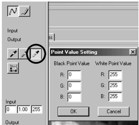 KONICA MINOLTA DIMAGE IMAGE VIEWER UTILITY 1.1 FOR DIMAGE 7&5 - To Correct Images Using the "White Point" Button: - 1