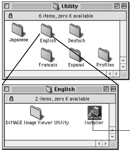 KONICA MINOLTA DIMAGE IMAGE VIEWER UTILITY 1.1 FOR DIMAGE 7&5 - For Macintosh: - 1