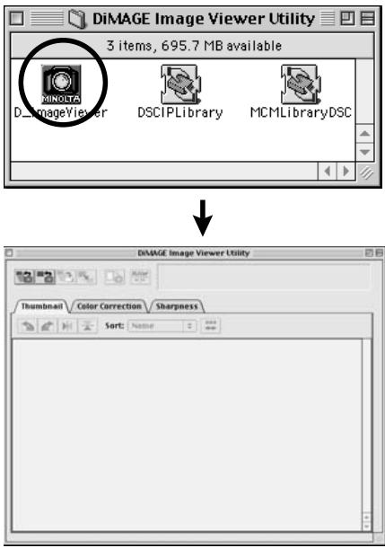 KONICA MINOLTA DIMAGE IMAGE VIEWER UTILITY 1.1 FOR DIMAGE 7&5 - For Macintosh: - 1