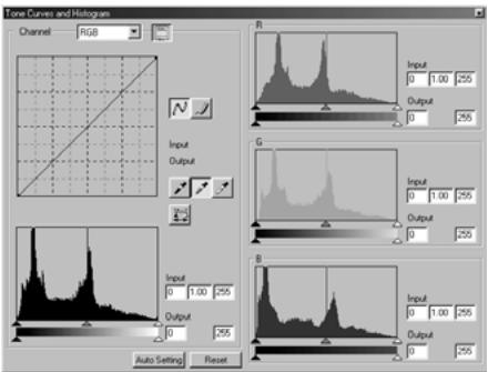 KONICA MINOLTA DIMAGE IMAGE VIEWER UTILITY 1.1 FOR DIMAGE 7&5 - Histogram Correction – To Correct RGB Channels Separately: - 2