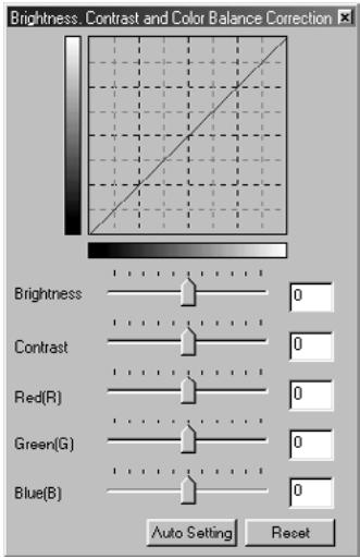KONICA MINOLTA DIMAGE IMAGE VIEWER UTILITY 1.1 FOR DIMAGE 7/5/X/S304/S404 - To Correct Brightness, Contrast and Color Balance: - 2