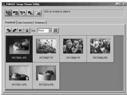 KONICA MINOLTA DIMAGE IMAGE VIEWER UTILITY FOR DIMAGE S304 - To Delete Thumbs: - 1