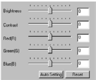 KONICA MINOLTA DIMAGE IMAGE VIEWER UTILITY FOR DIMAGE S304 - Drag the control of each slide bar with the mouse, or type an appropriate number in each box. - 1