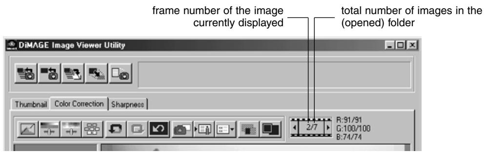 KONICA MINOLTA DIMAGE IMAGE VIEWER UTILITY FOR DIMAGE S304 - Thamburger Number Display: - 1