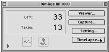 KONICA MINOLTA DIMAGE RD3000 SOFTWARE - Click the Time Lapse button. - 2