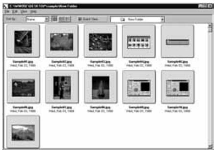 KONICA MINOLTA DIMAGE RD3000 SOFTWARE - Click View menu, point to View By, and then click Slide, Small Slide, or List on the submenu. - 2