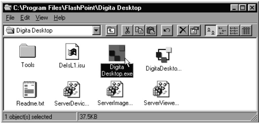 KONICA MINOLTA DIMAGE RD3000 SOFTWARE - Open the Digits Desktop folder, and click the Digits Desktop.exe icon. - 1
