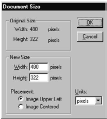 KONICA MINOLTA DIMAGE RD3000 SOFTWARE - On the Image menu, click Document Size. - 2