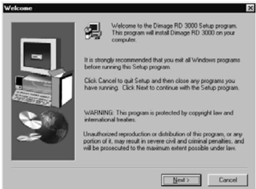 KONICA MINOLTA DIMAGE RD3000 SOFTWARE - FOR WINDOWS® 95/98/NT - 1