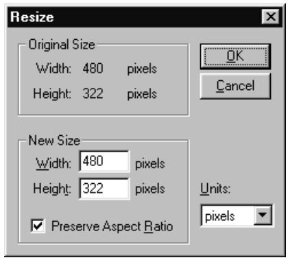 KONICA MINOLTA DIMAGE RD3000 SOFTWARE - On the Image menu, click Resize. - 2