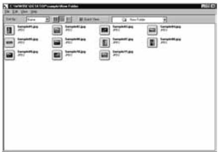 KONICA MINOLTA DIMAGE RD3000 SOFTWARE - Click View menu, point to View By, and then click Slide, Small Slide, or List on the submenu. - 3