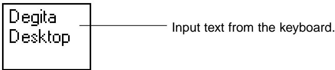KONICA MINOLTA DIMAGE RD3000 SOFTWARE - Input text from the keyboard. - 1