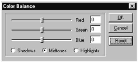 KONICA MINOLTA DIMAGE RD3000 SOFTWARE - On the Image menu, click Colour Balance. - 2