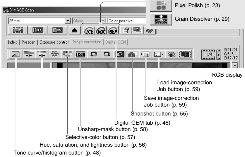 KONICA MINOLTA DIMAGE SCAN 1.1 - More image-processing tools - 5