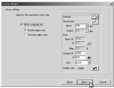 KONICA MINOLTA DIMAGE SCAN 1.1 - CUSTOM WIZARD - 5