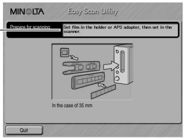 KONICA MINOLTA DIMAGE SCAN 1.1 - Using the Easy Scan Utility - 1